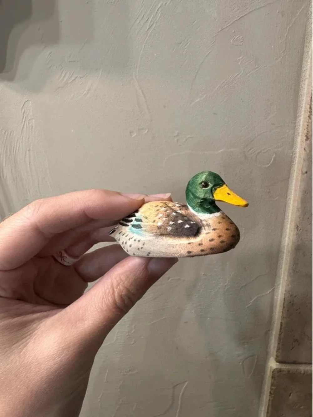 Mallard duck trinket